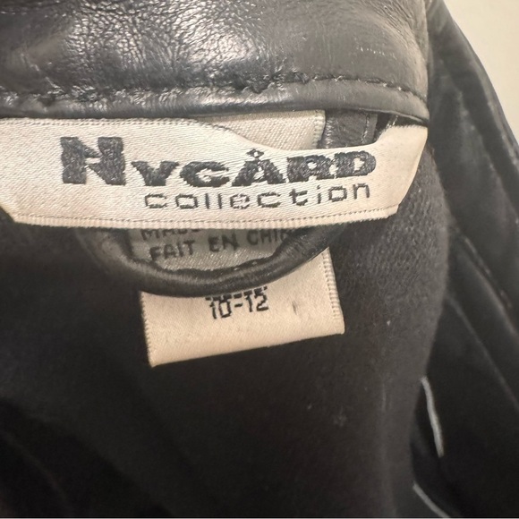 Nygard Ribbed Black Rabbit Fur Sweater Vest Full Zip Size Medium - Picture 8 of 9